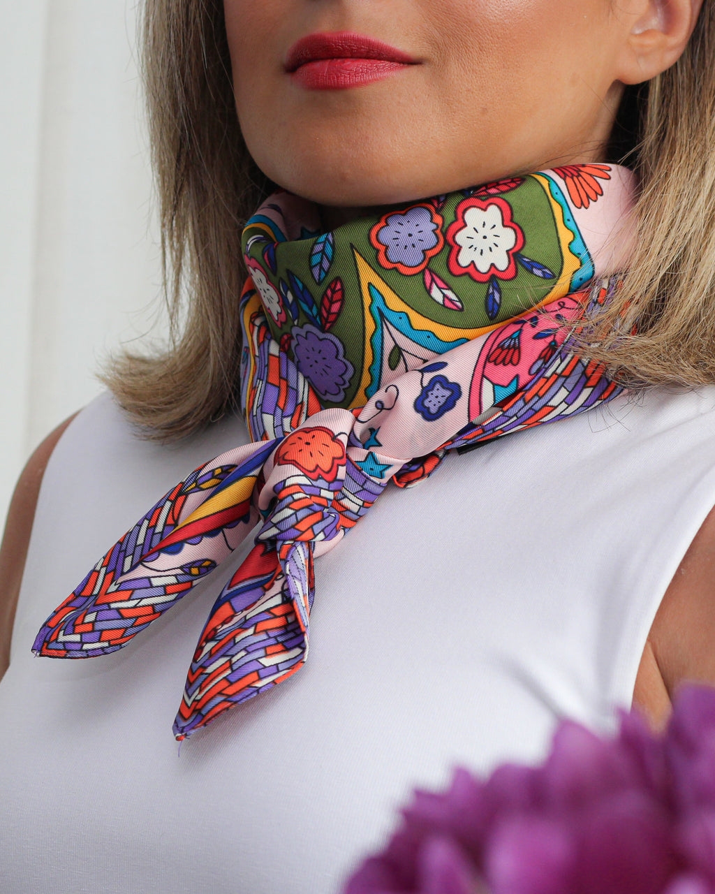 Rose de Tolouse Scarf