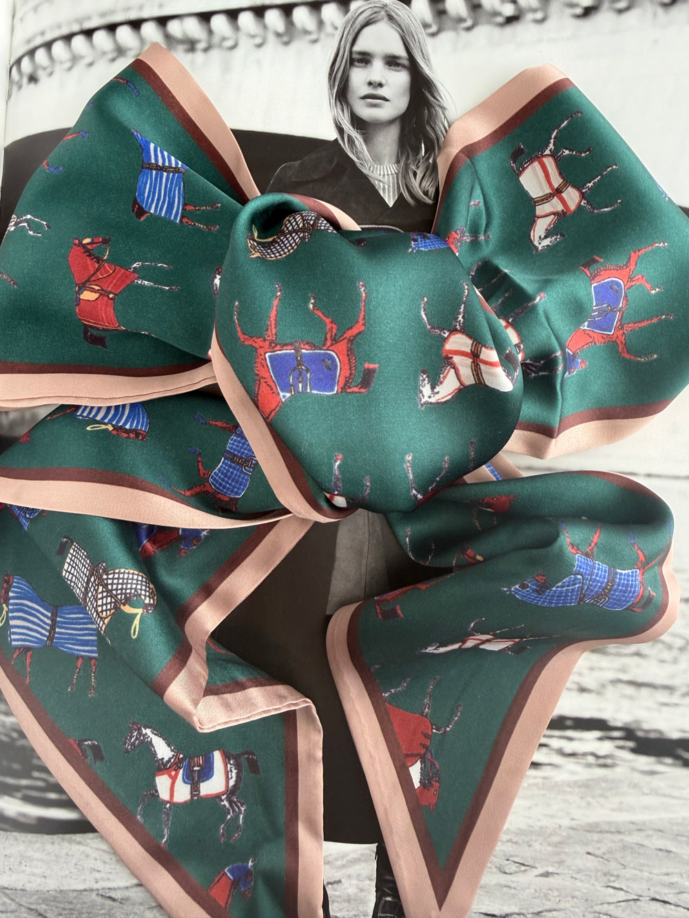 Horse Design Scarf