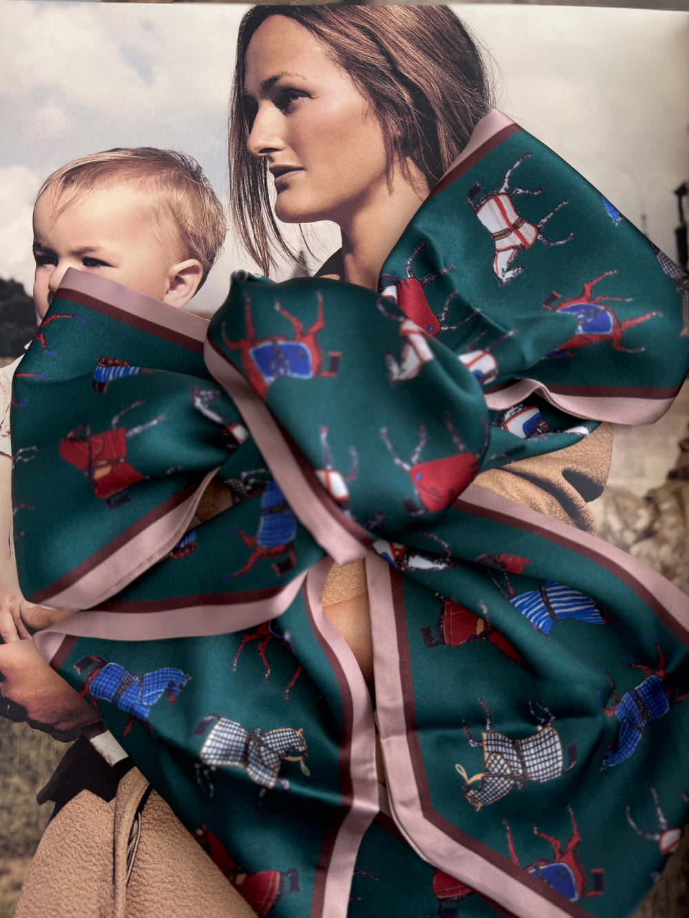 Horse Design Scarf